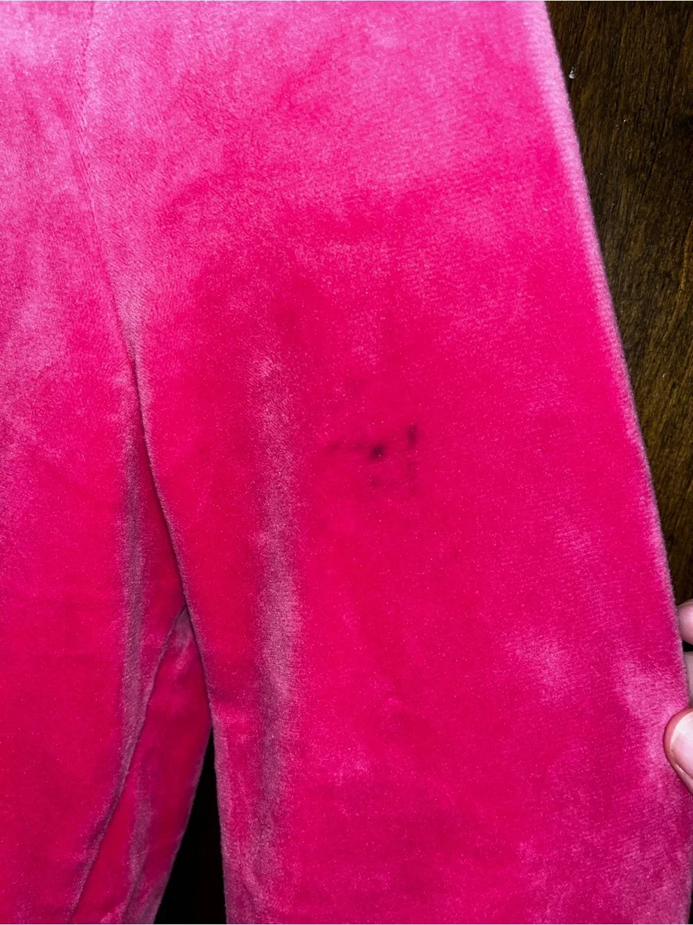 Authentic Juicy Couture Hot Pink Velour Tracksuit Set